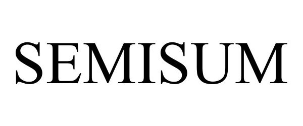 Trademark Logo SEMISUM