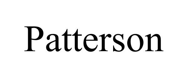 Trademark Logo PATTERSON