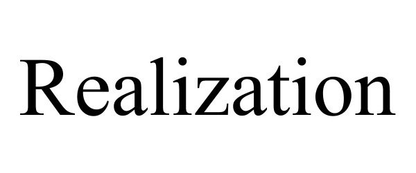Trademark Logo REALIZATION