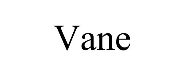 Trademark Logo VANE
