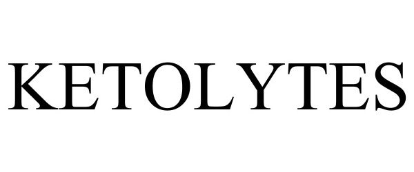 Trademark Logo KETOLYTES