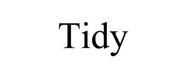  TIDY