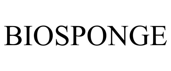 Trademark Logo BIOSPONGE