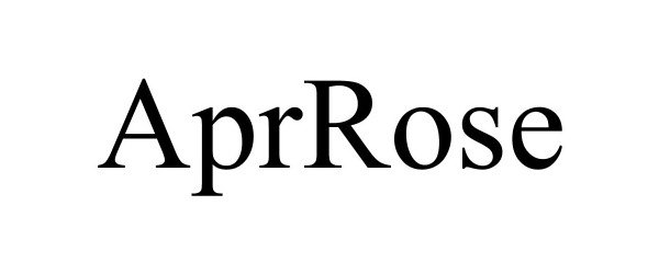 Trademark Logo APRROSE