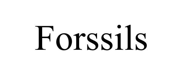  FORSSILS