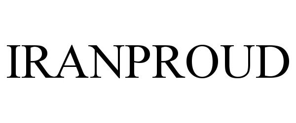 Trademark Logo IRANPROUD