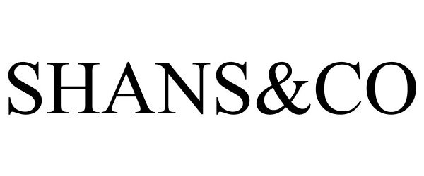 Trademark Logo SHANS&CO
