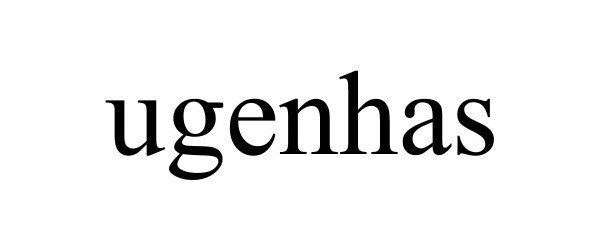 Trademark Logo UGENHAS