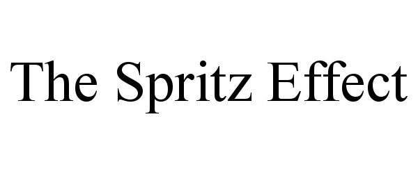 Trademark Logo THE SPRITZ EFFECT