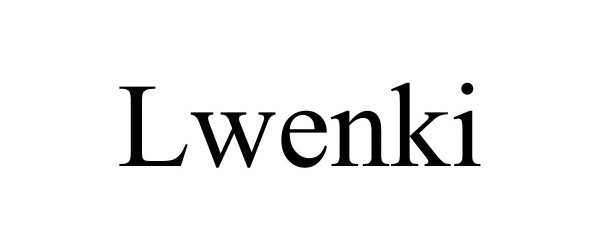 Trademark Logo LWENKI