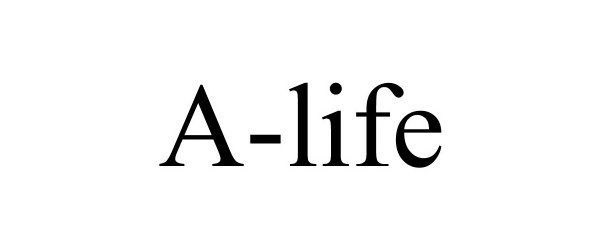 Trademark Logo A-LIFE