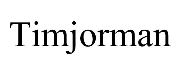Trademark Logo TIMJORMAN