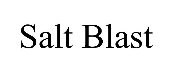 Trademark Logo SALT BLAST