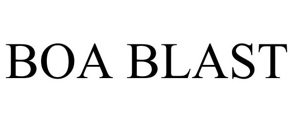 Trademark Logo BOA BLAST
