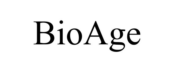 Trademark Logo BIOAGE