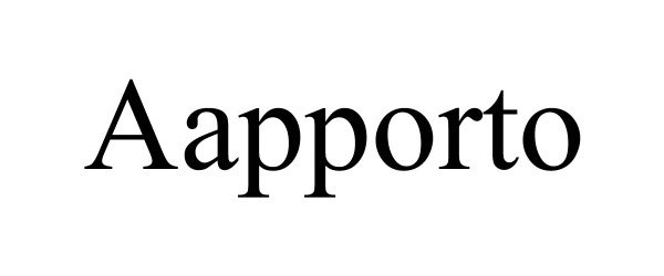Trademark Logo AAPPORTO