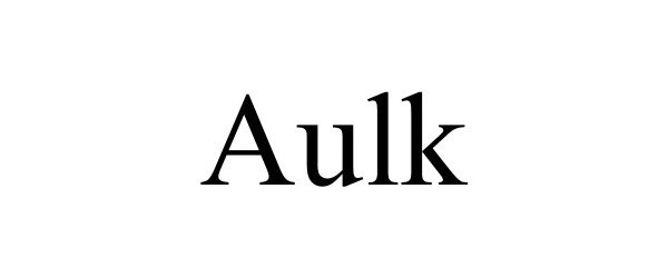 Trademark Logo AULK