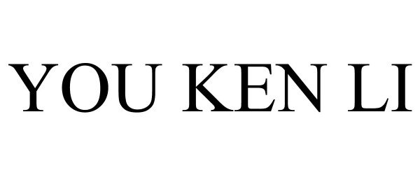 Trademark Logo YOU KEN LI