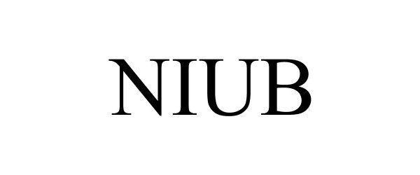 Trademark Logo NIUB