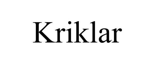  KRIKLAR