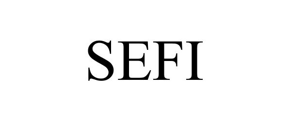 Trademark Logo SEFI