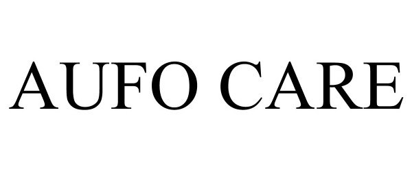 Trademark Logo AUFO CARE