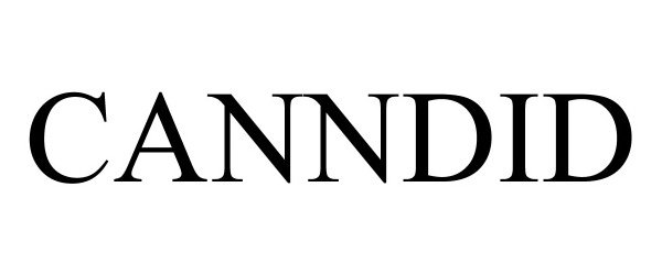 Trademark Logo CANNDID