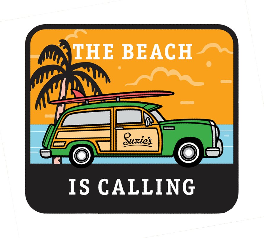 Trademark Logo THE BEACH IS CALLING SUZIE'S