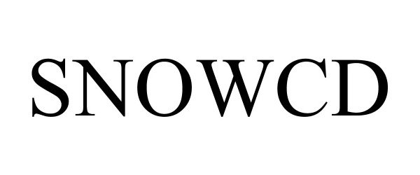Trademark Logo SNOWCD