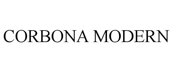 Trademark Logo CORBONA MODERN