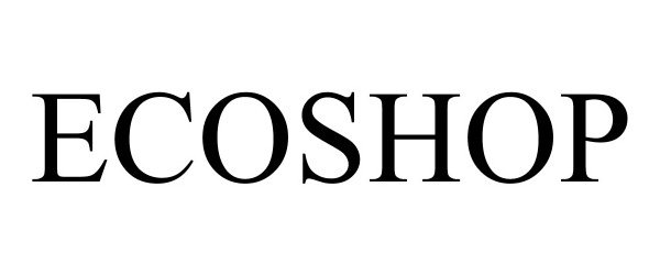 Trademark Logo ECOSHOP