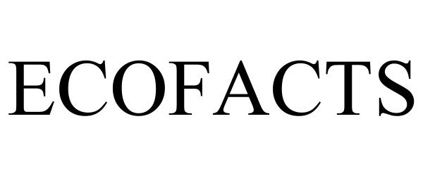 Trademark Logo ECOFACTS