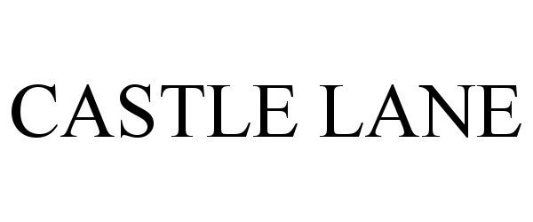 Trademark Logo CASTLE LANE