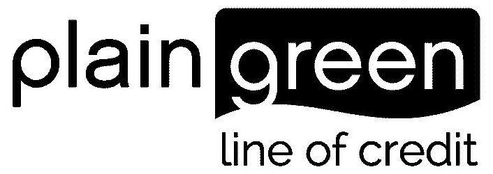 Trademark Logo PLAIN GREEN LINE OF CREDIT