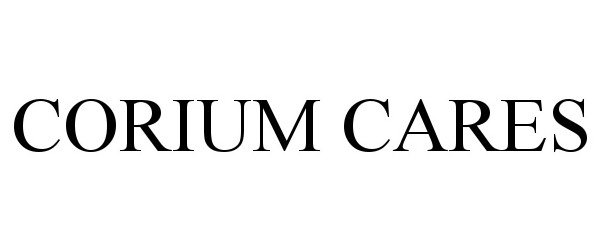 Trademark Logo CORIUM CARES