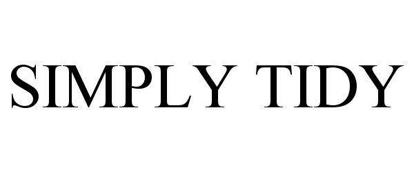 SIMPLY TIDY - Michaels Stores Procurement Company, Inc. Trademark  Registration