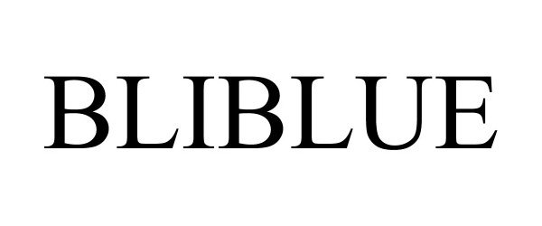 Trademark Logo BLIBLUE