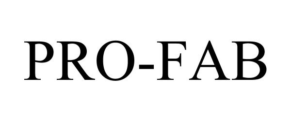 Trademark Logo PRO-FAB