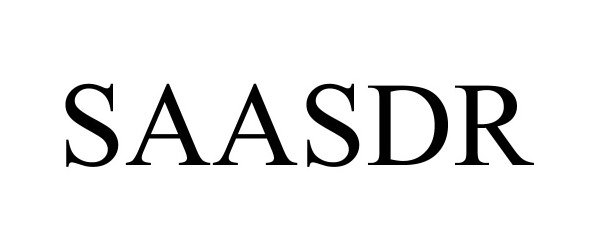 Trademark Logo SAASDR