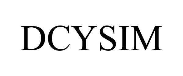 Trademark Logo DCYSIM