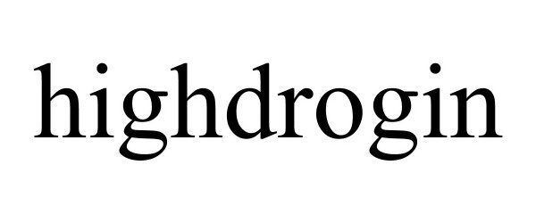  HIGHDROGIN