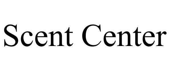 Trademark Logo SCENT CENTER