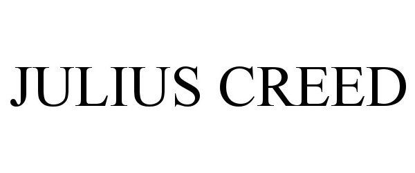 Trademark Logo JULIUS CREED
