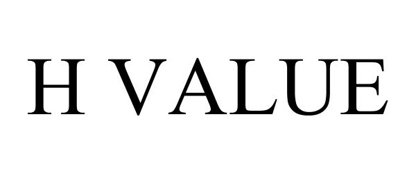 Trademark Logo H VALUE