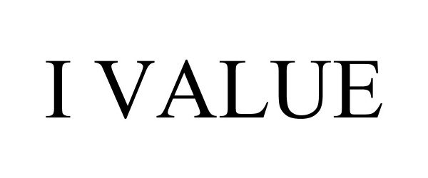 Trademark Logo I VALUE