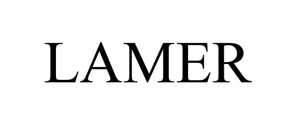 Trademark Logo LAMER