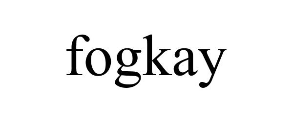 Trademark Logo FOGKAY