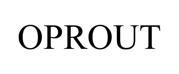 Trademark Logo OPROUT