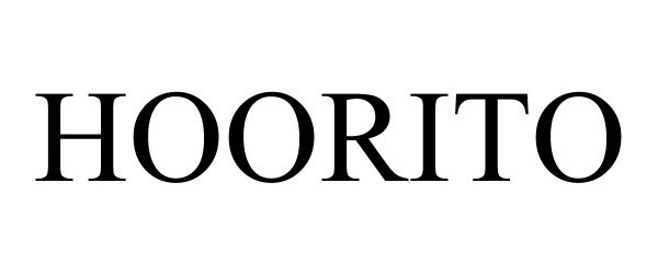 Trademark Logo HOORITO