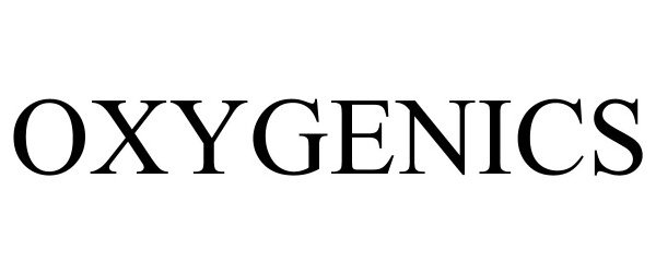  OXYGENICS